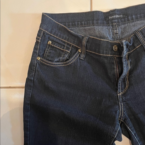 James Jeans Twiggy Women's Dark Indigo Skinny Jeans sz 32 USA 🇺🇸 - Picture 3 of 6